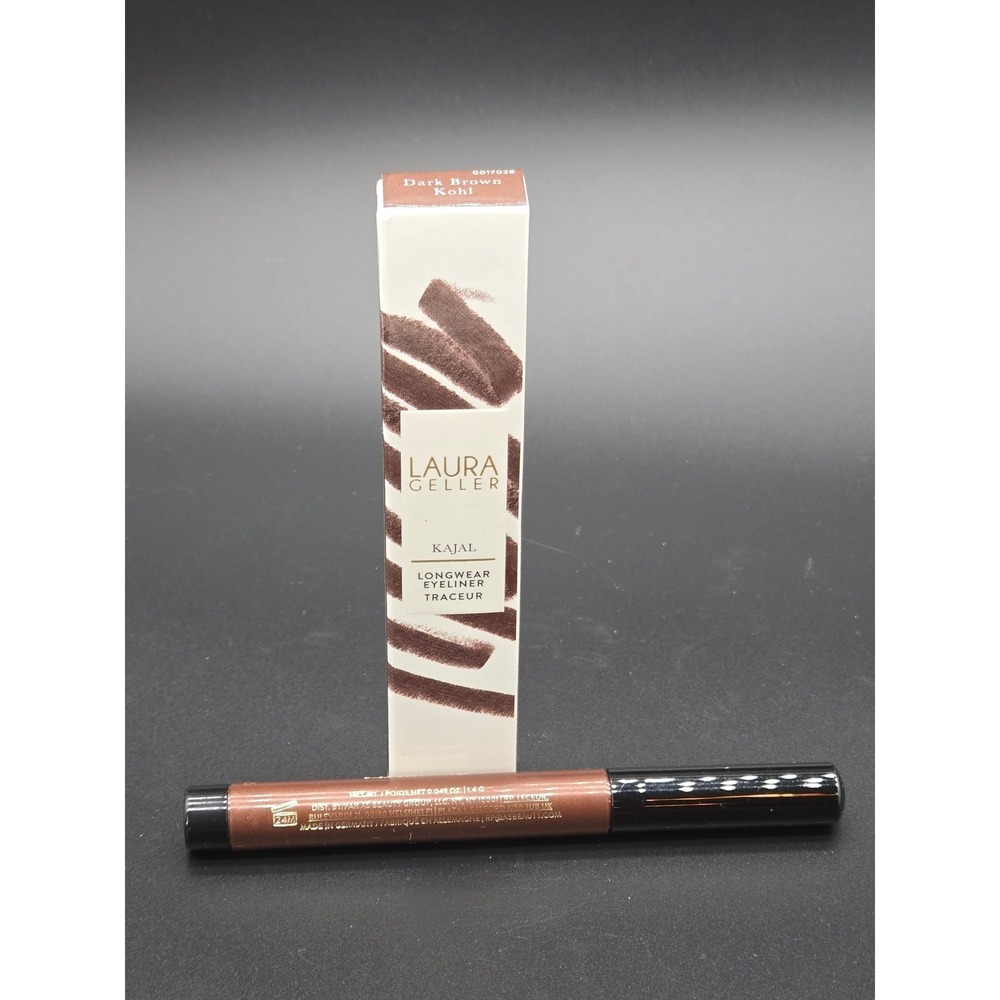 Laura Geller Kajal Longwear Eyeliner Dark Brown Kohl 0017028 New in Box 0.049oz